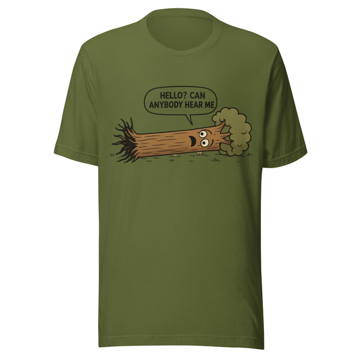 If a tree falls - Unisex t-shirt