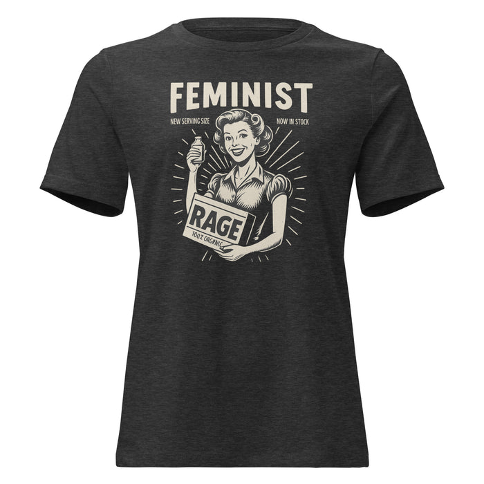 Feminist rage (dark) - Women's Relaxed T-Shirt